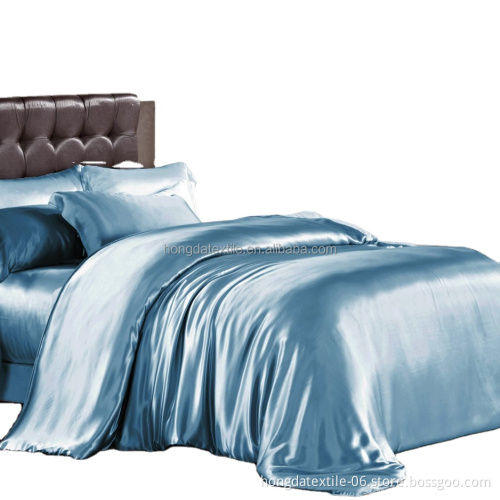 100% Mulberry Chinese Silk Duvet Cover Set with Pillowcase